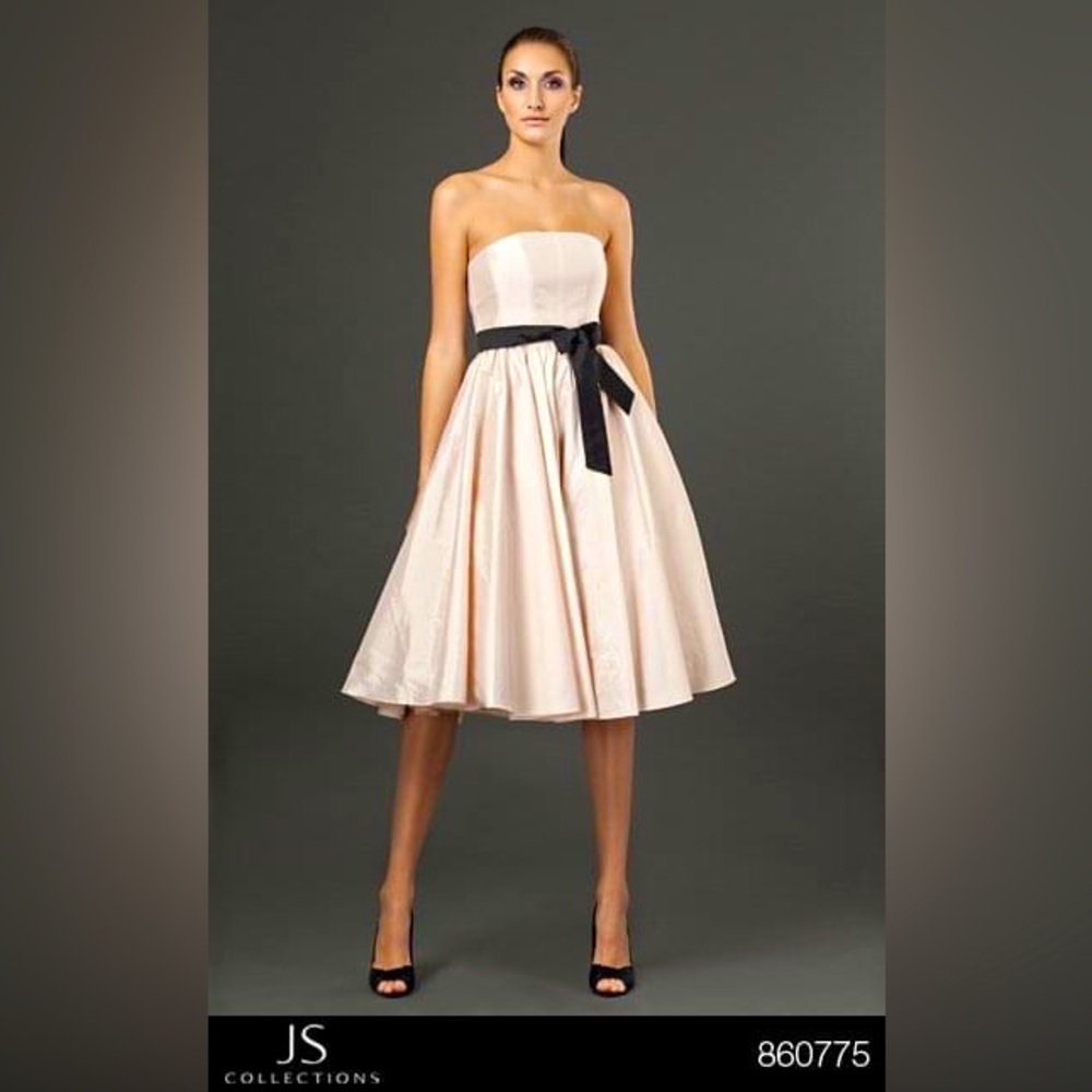JS Collection light pink party dress